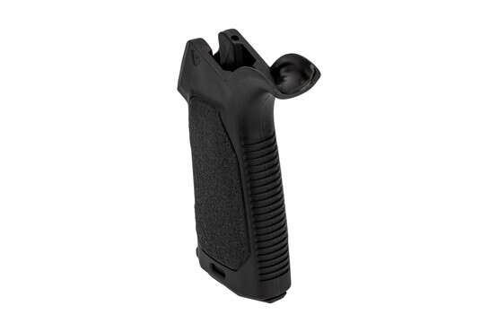 The SI enhanced AR15 pistol grip 25 degree has an extended beaver tail and palm swell for comfort
